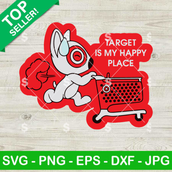 Target is My Happy Place SVG