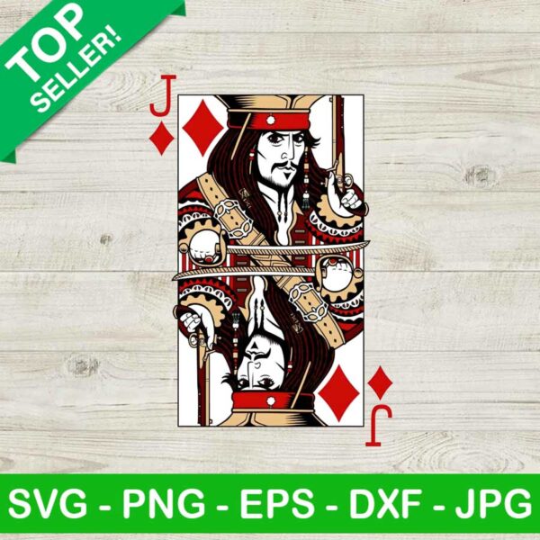 Jack captain sparrow of spades card PNG, Jack of spades card Sublimation transfer PNG, Jack captain sparrow Heat Transfer PNG