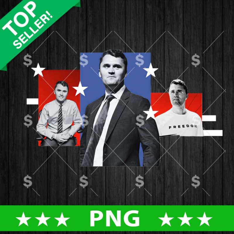 Charlie Kirk American PNG