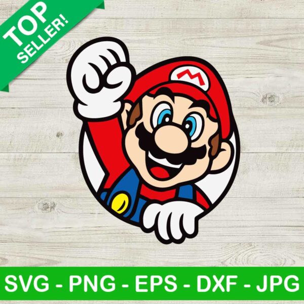 Mario SVG, Super mario SVG, Mario quote SVG