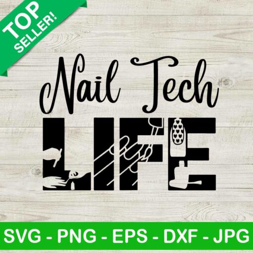 Nail tech life SVG, Nail tech SVG, Nail life SVG