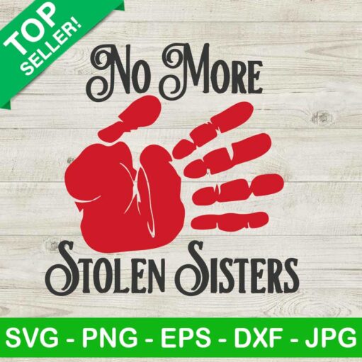 No more stolen sisters SVG, Red hand SVG, Native American SVG