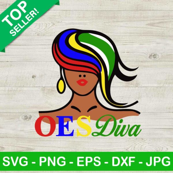 Oes diva SVG, Eastern strar SVG, Oder of the eastern star SVG