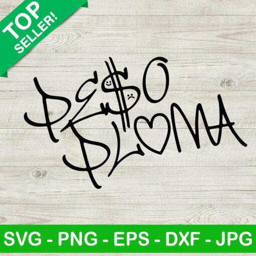 Peso pluma SVG, Peso pluma signature SVG, Peso pluma quote SVG