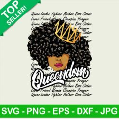 Queendom PNG, Afro Woman Sublimation transfer PNG, Afro Queen Transfer PNG