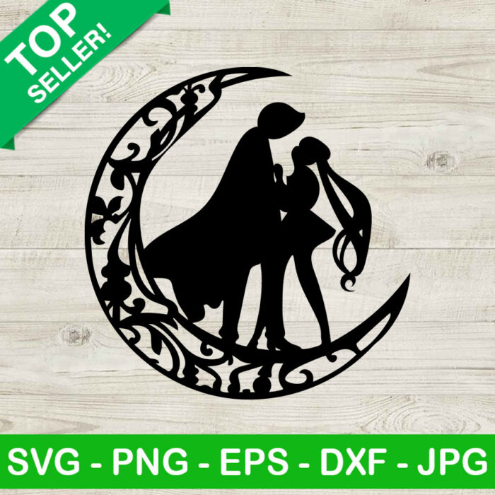Sailor Moon SVG, Sailor Moon And Tuxedo Mask SVG, Anime Love SVG