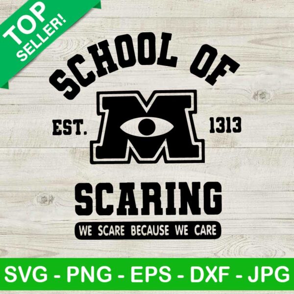 School Of Scaring SVG, Monsters SVG, Monsters University Student SVG