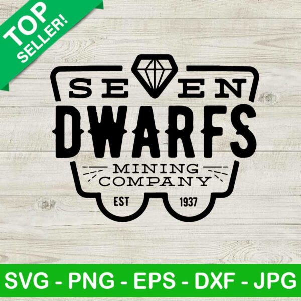 Seven dwarfs mining company SVG, Hand lettered SVG, Diney quote SVG