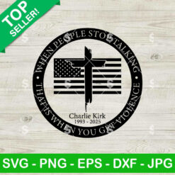 Rip Charlie Kirk 2025 SVG