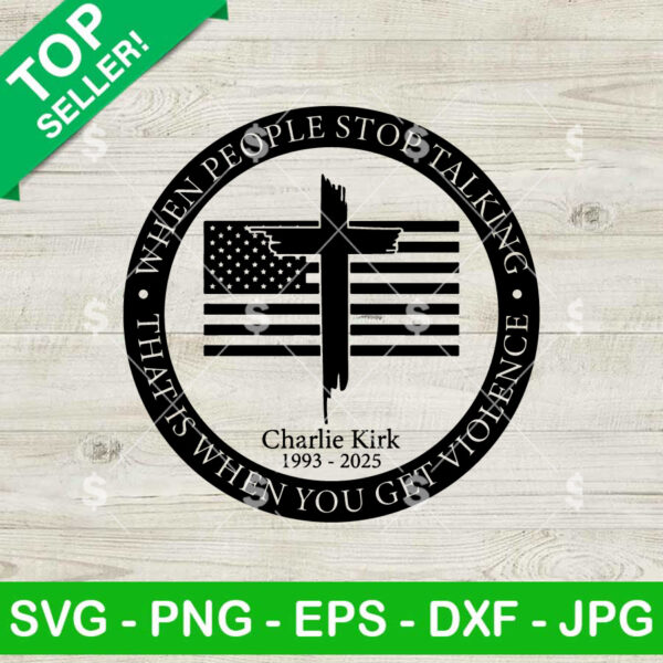 Rip Charlie Kirk 2025 SVG