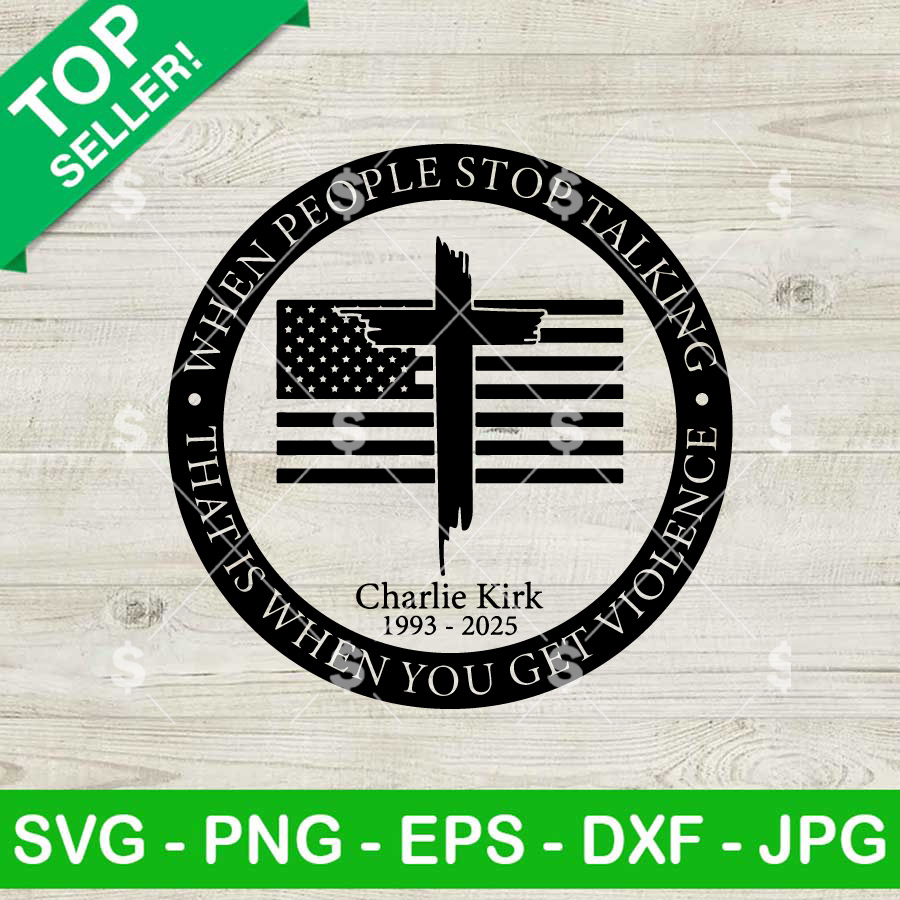 Rip Charlie Kirk 2025 SVG