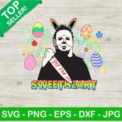 Michael myers easter egg sweet heart PNG, Michael myers easter Sublimation transfer PNG, Easter horror  Heat Transfer PNG