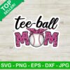 Tee ball mom PNG, Funny tee ball Sublimation transfer PNG, Mother's day Heat Transfer PNG