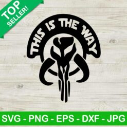 This is the way boba fett SVG, Star wars boba fett SVG, Mythosaur skull SVG