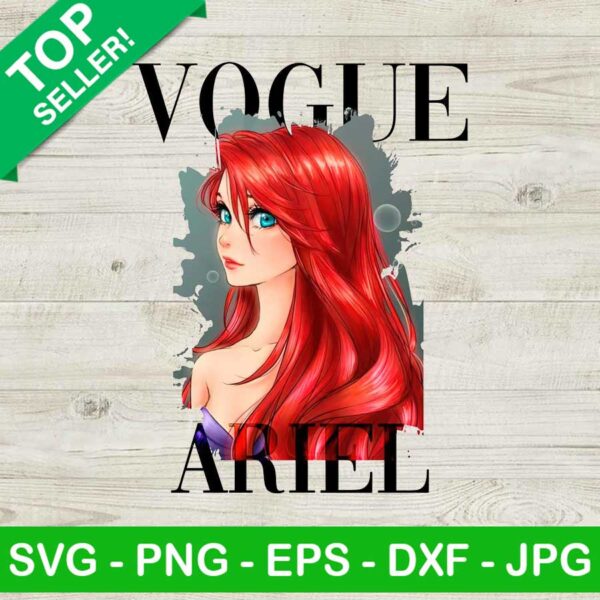 Vogue ariel PNG, Vogue Sublimation transfer PNG, Vogue Heat Transfer PNG