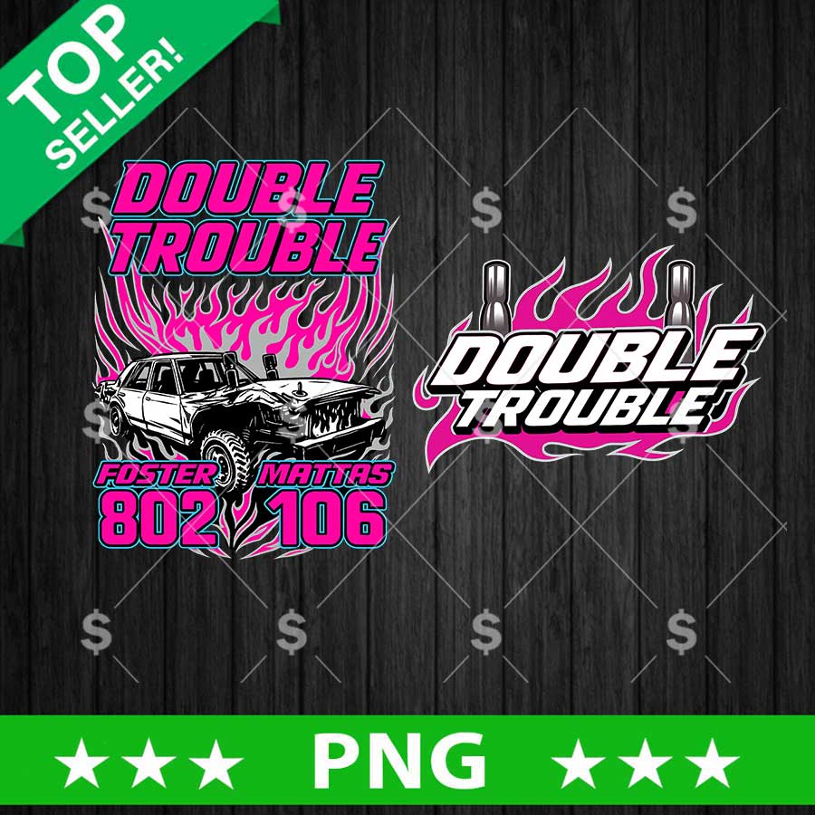 Double Trouble Vintage Car PNG