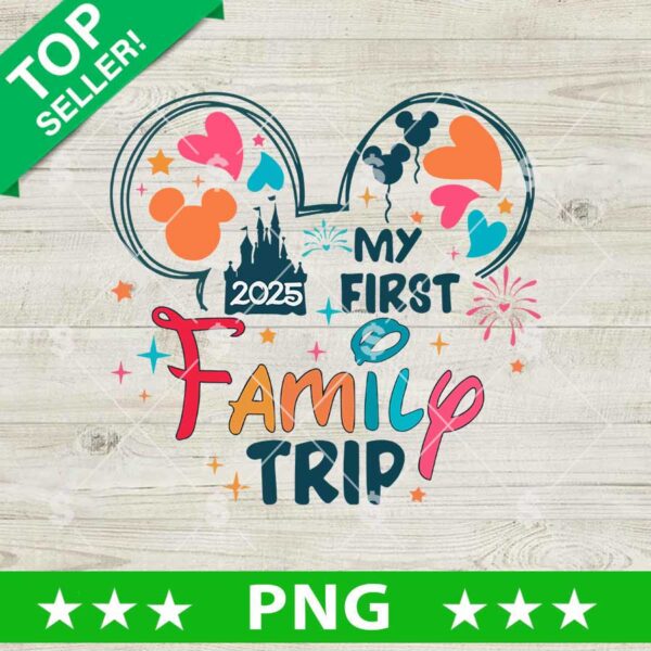 My First Family Trip 2025 PNG