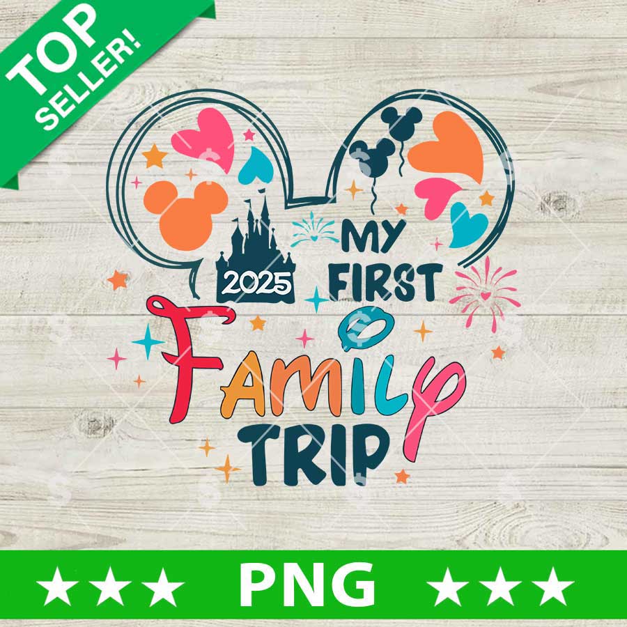 My First Family Trip 2025 PNG