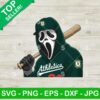 Ghostface Oakland Athletics Baseball SVG