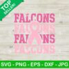 Atlanta Falcons Breast Cancer Awareness SVG