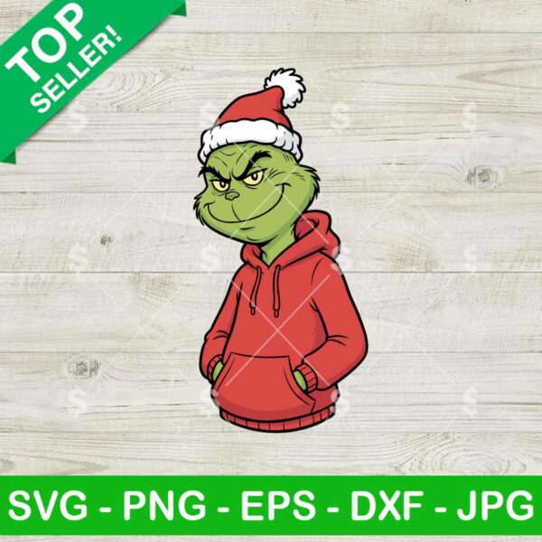 Grinch Hoodie SVG
