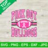 Pink Out Bulldogs SVG PNG