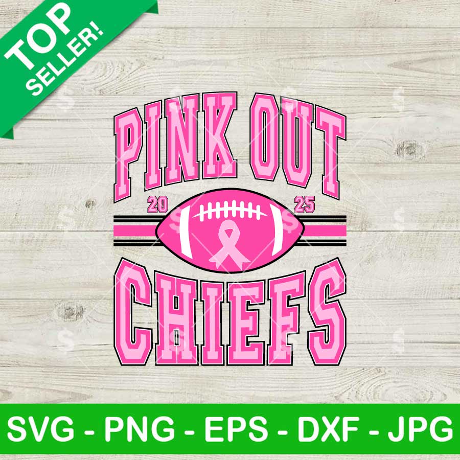 Kansas City Chiefs Breast Cancer Awareness SVG