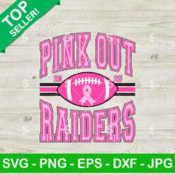 Pink Out Raiders SVG