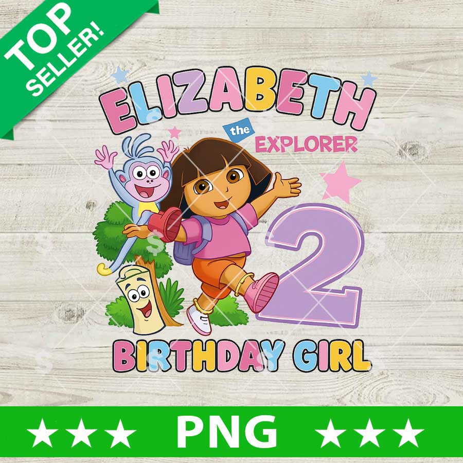 Birthday Girl Two Year PNG