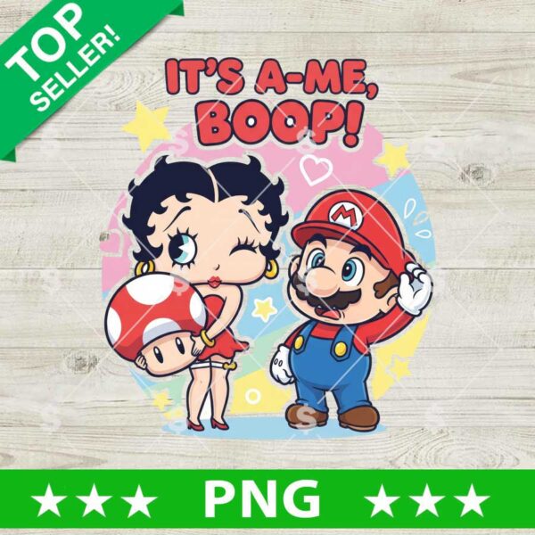 Betty Boop Super Mario PNG