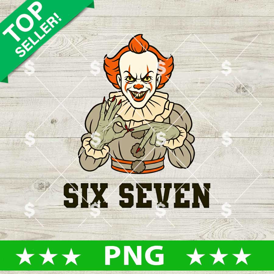 Six Seven Pennywise PNG