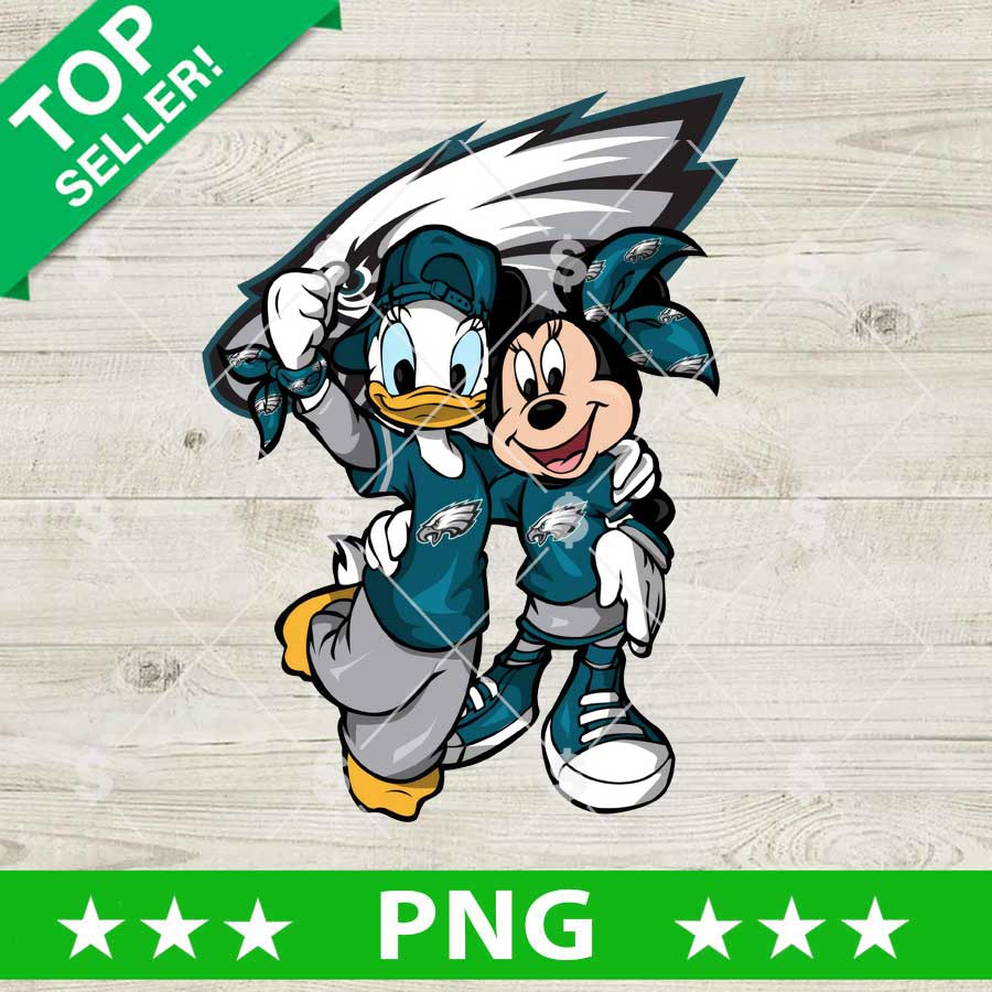Mickey And Donald Philadelphia Eagles PNG