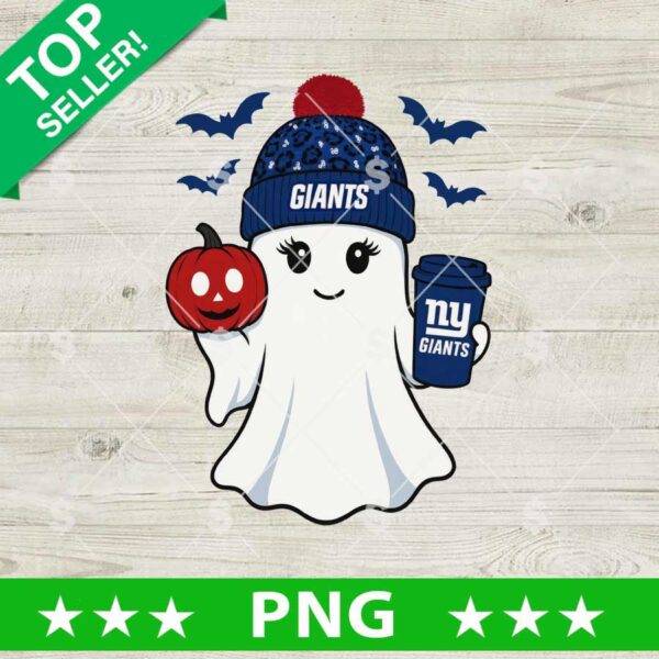 Cute Ghost New York Giants NFL PNG