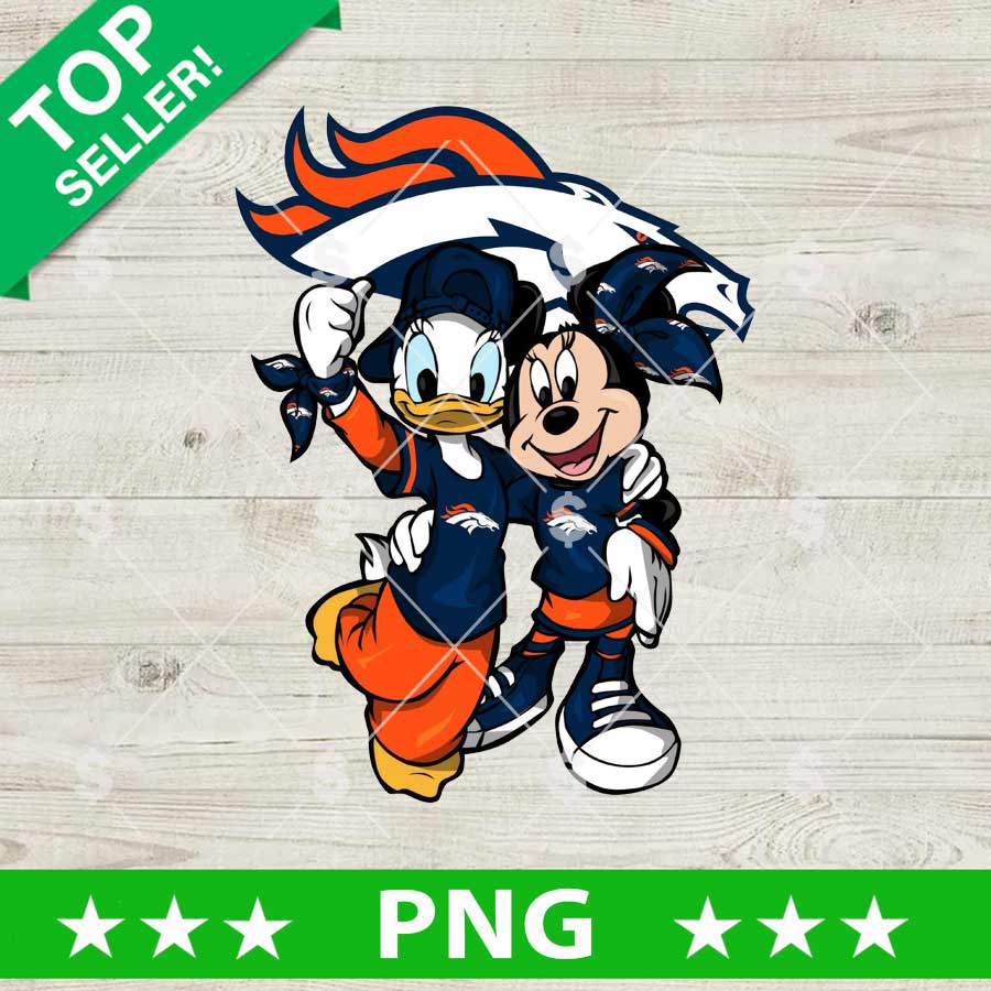 Mickey And Donald Denver Broncos PNG