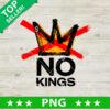 No Kings PNG