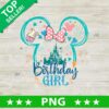 Birthday Girl Mickey Head PNG
