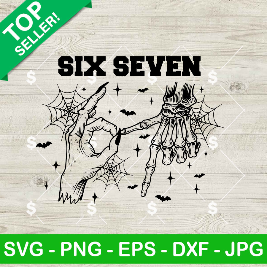 Six Seven Meme Halloween SVG