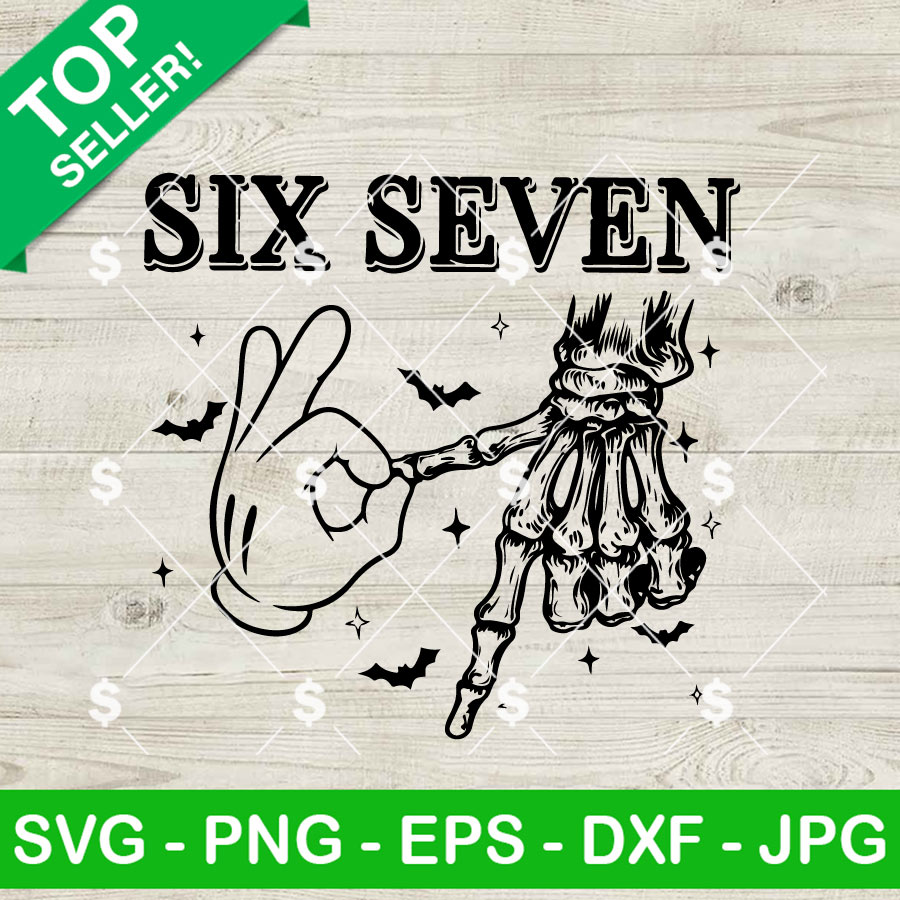 Six Seven Mickey Hand SVG