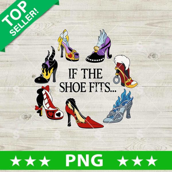 If The Shoe Fits Disney Princess PNG