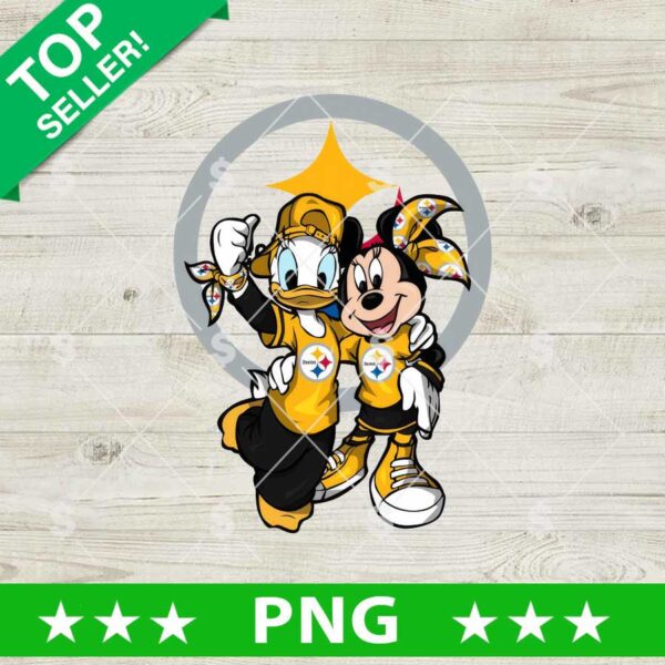 Mickey And Donald Pittsburgh Steelers PNG