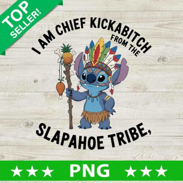 I am Chief Kickabitch From The Slapahoe Tribe PNG
