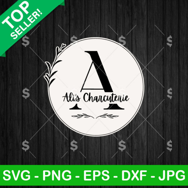 Ali's Charcuterie Logo SVG