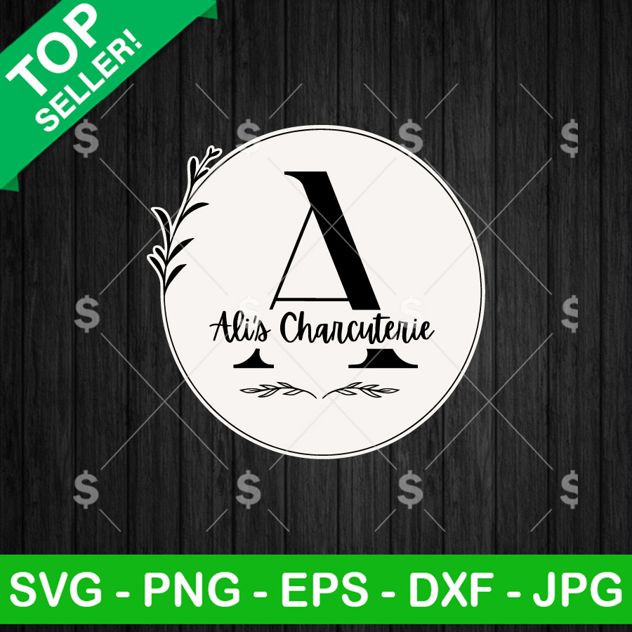 Ali's Charcuterie Logo SVG