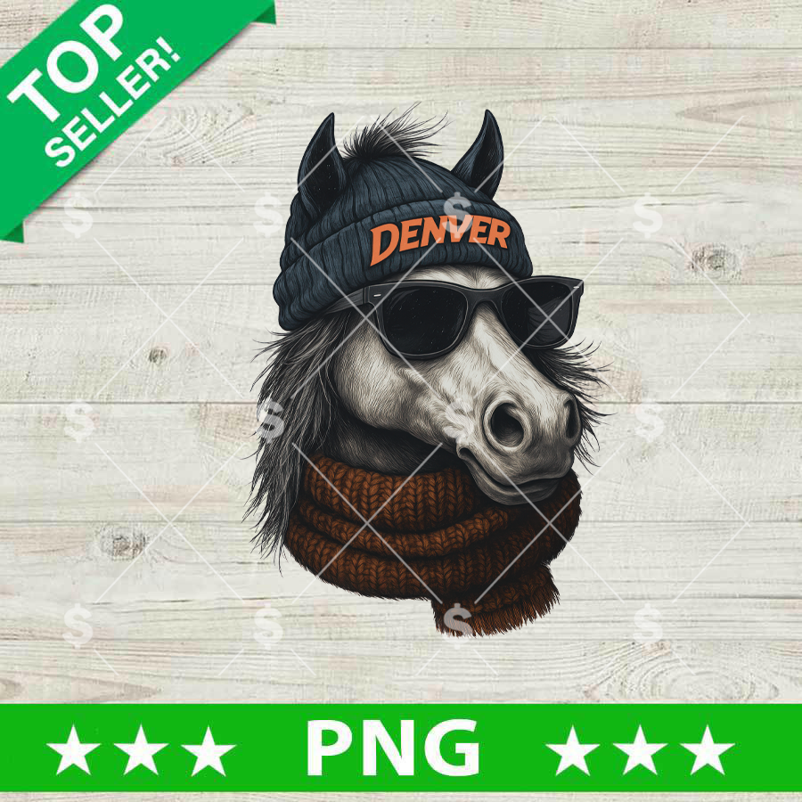 Vintage Denver Football PNG