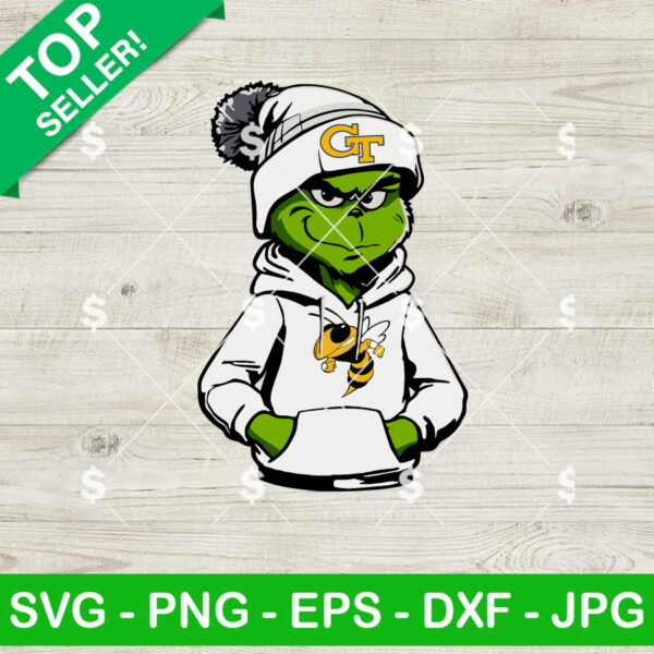 Georgia Tech Yellow Jackets Grinch SVG
