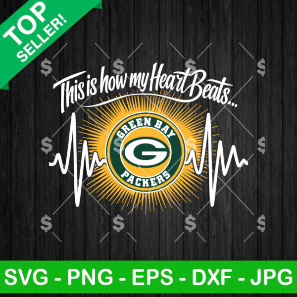 Green Bay Packers This is How My Heart Beats SVG