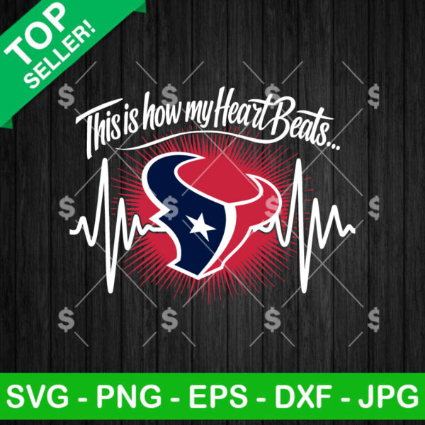 Houston Texans This is How My Heartbeat SVG