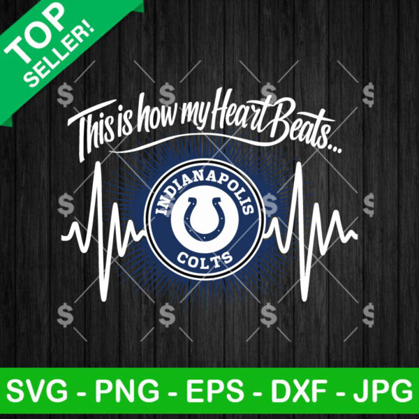 This is How My Heartbeat Indianapolis Colts SVG