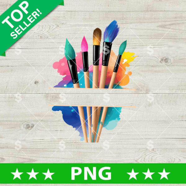 Paintbrush Custom Name PNG