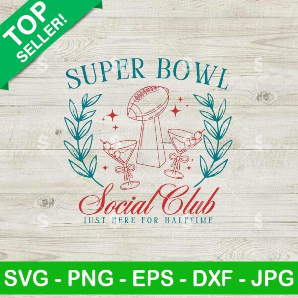 Super Bowl Social Club SVG